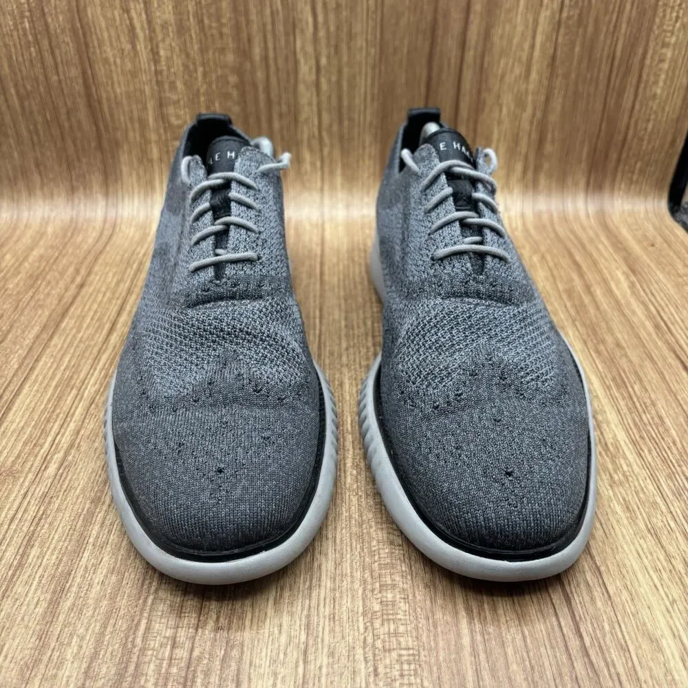 Cole Haan 2.Zerogrand Stitchlite Men's Size 10.5M Oxford Grey Dress Shoes C27565